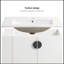 Ensemble de meuble-lavabo avec lavabo et deux portes Romed-1377385348