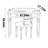 Solid Rubber Wood Mission-Style Study Desk-1665071885