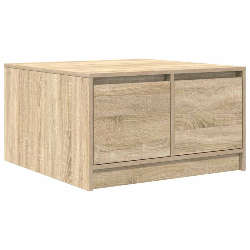 Coffee Table with Storage, 40" H x 70.5" L x 70" W, Sonoma Oak