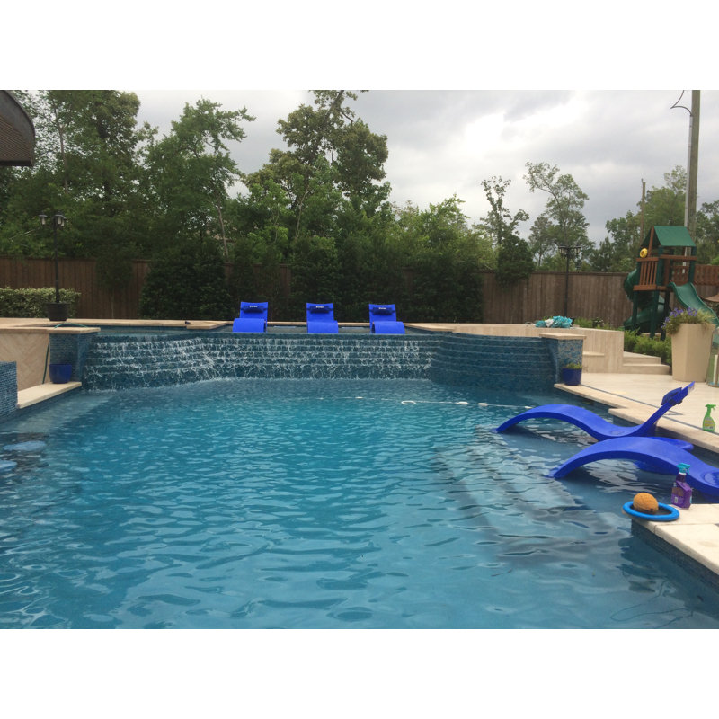 Chaise longue de piscine Ledge Lounger Signature, Bleu marine