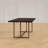 Grigg Metal Base Dining Table - Brown