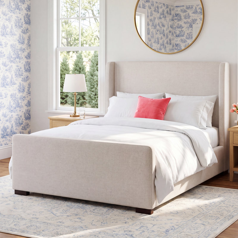 Scotty Upholstered Platform Bed, King