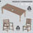 Dining set suitable for outdoor swimming pool, garden and lawn, including a large rectangular table and 10 high-quality chairs .-812194783