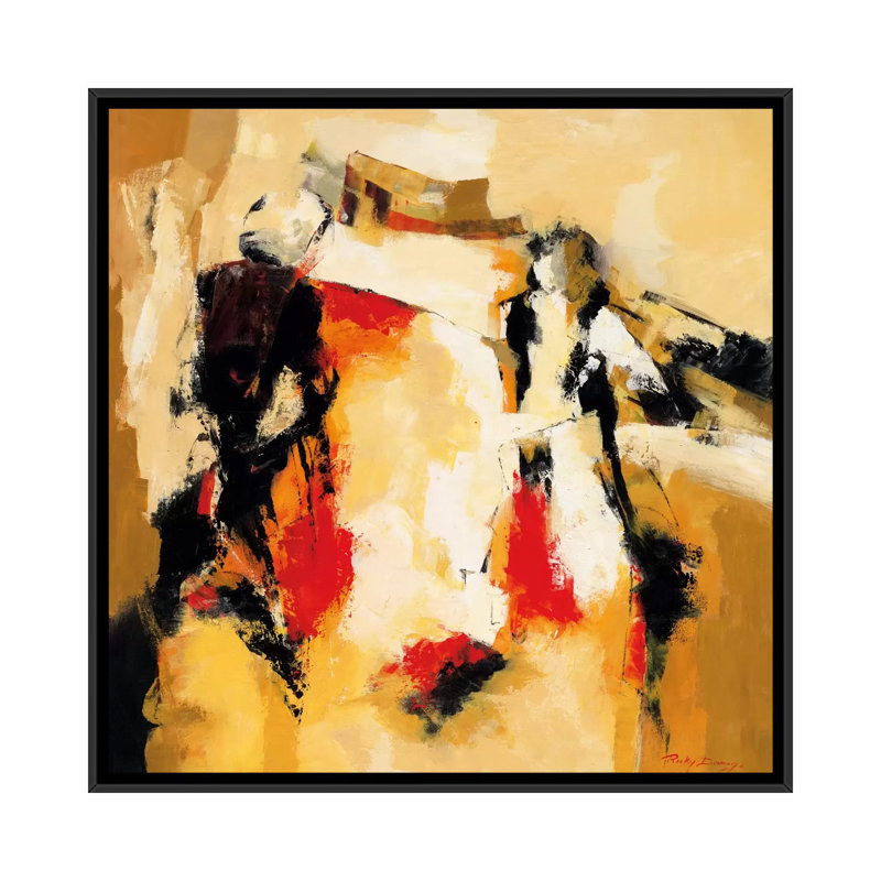 « magic moments i », impression sur toile, H 18 po x l 18 po x P 1,5 po, Toile avec cadre noir, Pas de tapis