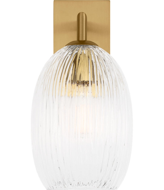 Wilmont Wall Sconce, Burnished Brass