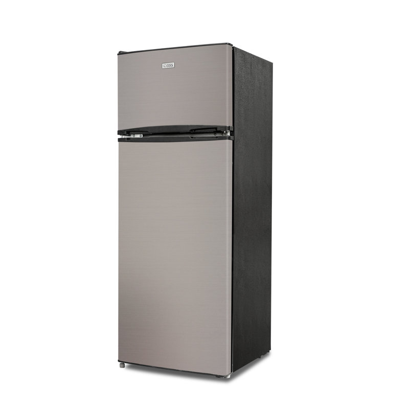 Compact Stainless Steel 7.7 cu. ft. Top-Freezer Refrigerator