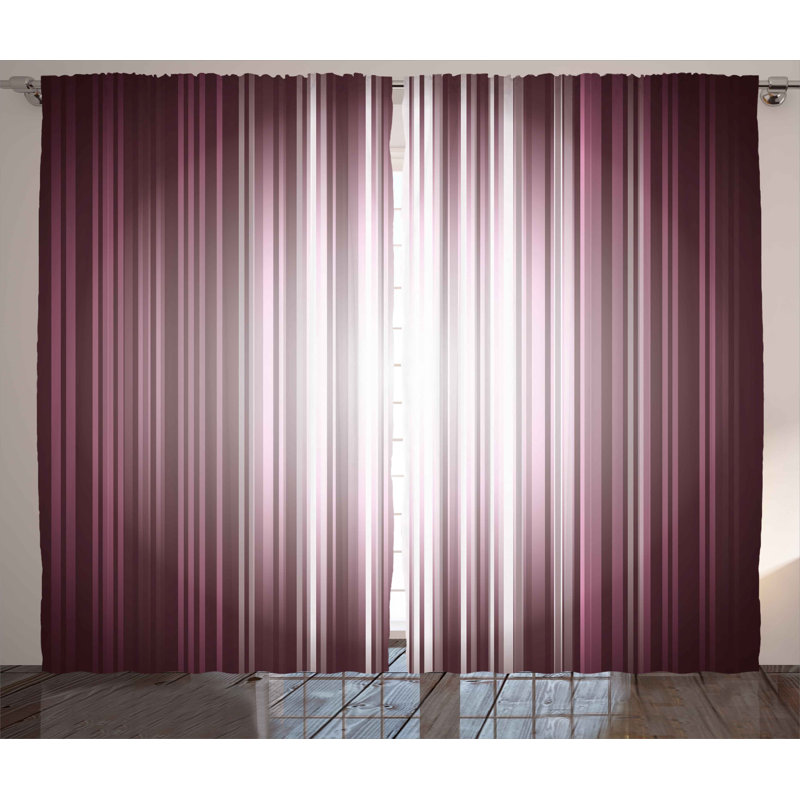 Carmina Semi Sheer Curtain Pair, 54" W x 108" L