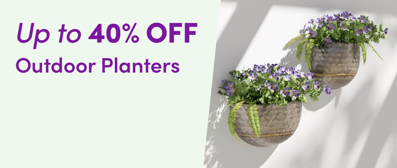 Up to 40% OFF Outdoor Planters