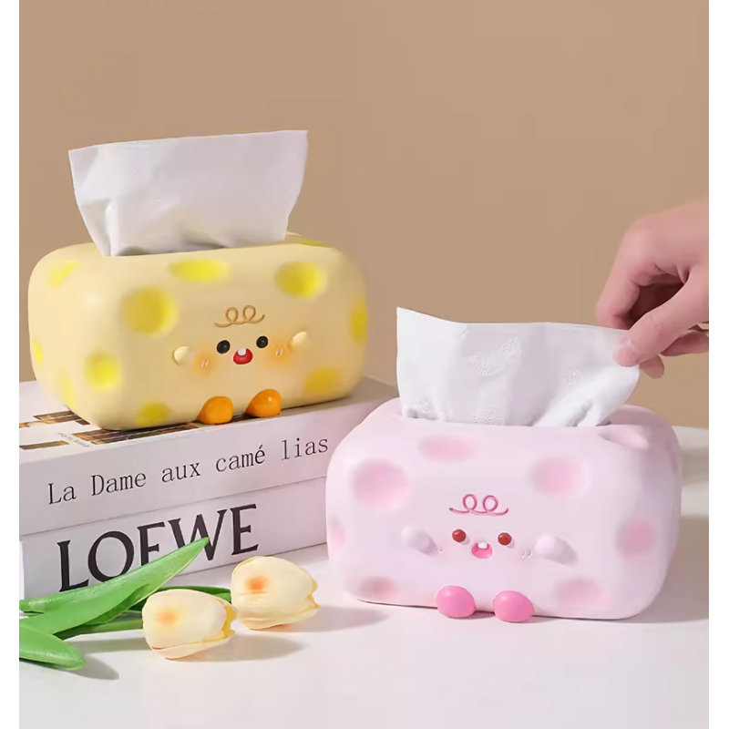 Southfield Tissue Box Cover, Pink