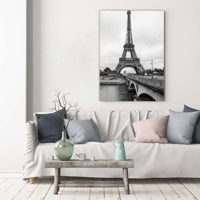 Eiffel Tower Paris - Wrapped Canvas Print