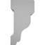 WM287 - H 2 po x l 1 po x P 96 po, moulure en PVC TrueCraft, blanc