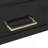 Elegant Vanity Makeup Table Chair Set, Modern Dressing Table With Organizer, Writing Desk, Charging Port, Black-1662427089