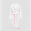 Tracy Cotton Terry Cloth Gender Neutral  Above Knee Bathrobe with Hood-73524666