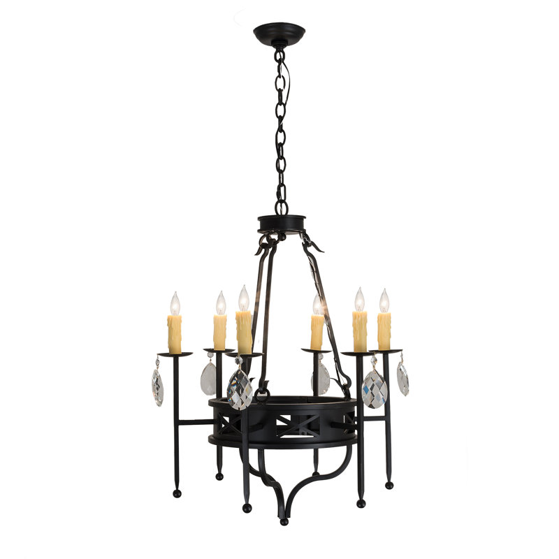 Lustre géométrique à 6 lumières Gina