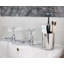 Porte-brosse à dents compact en acier inoxydable Joseph Joseph EasyStore Luxe