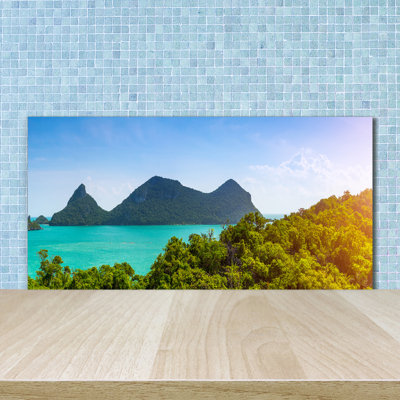 Kardinya 50cm W x 100cm L Glass Peel and Stick Panel