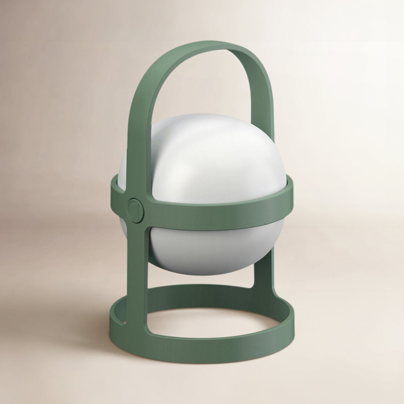 Soft Spot Solar Ciruclar, Forest Green, 9.8" H x 5.9" W x 5.9" D, Forest Green