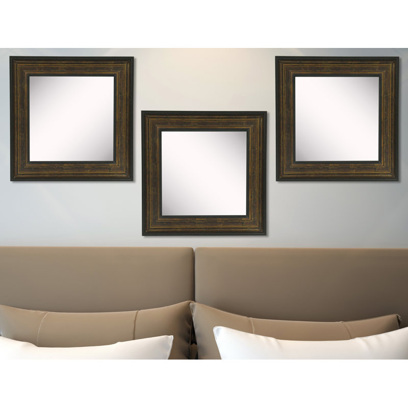 Ensemble de miroirs muraux modernes et contemporains 3 pièces