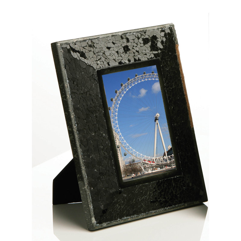 Mosaic Black Picture Frame, 4" x 6"