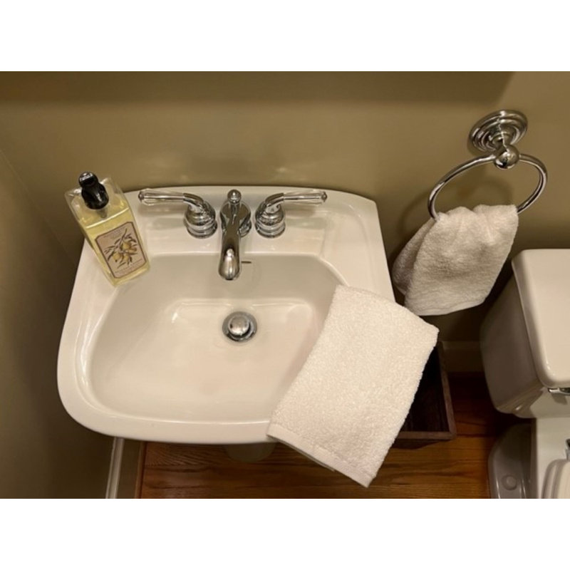 Martex Fringed White Finger Tip Towel