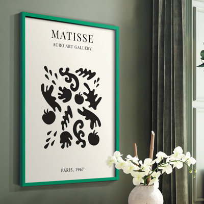 Matisse LX III, reproduction encadrée - bois massif