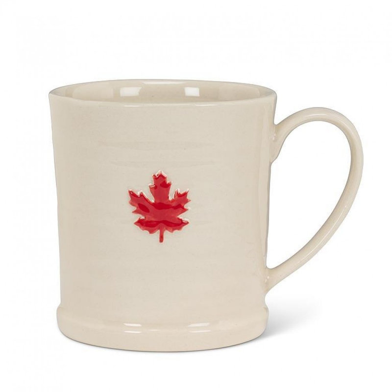 Bordé d'une tasse à feuille d'érable