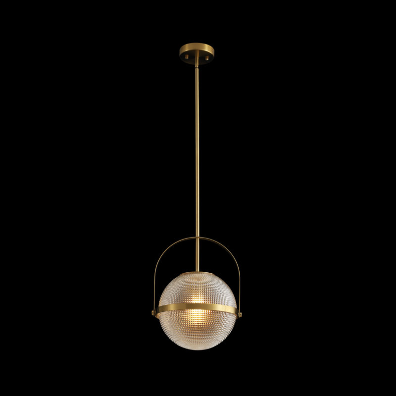 1 - Light Brass Sphere Pendant