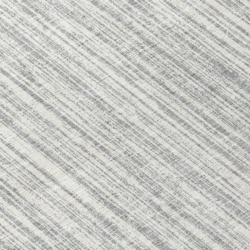 Machine Washable Indoor/Outdoor Chantille ACN760 StripesRug, Gray, 8' x 10'