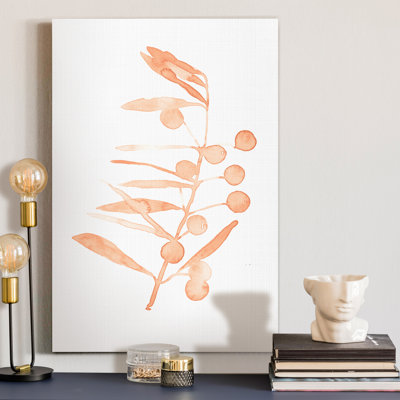 « Blush Olive Branch III », reproduction d’art sur toile tendue