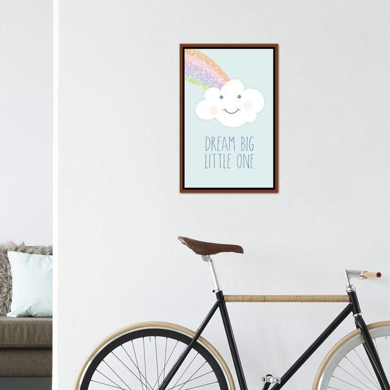 Art de rêve big little, H 26 po x l 18 po x P 1,5 po, Toile avec cadre en bois classique