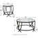 Ensemble de tables basses 3 pièces Casserly