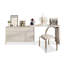 Coiffeuse avec miroir lumineux, 6 tiroirs, 1 chaise