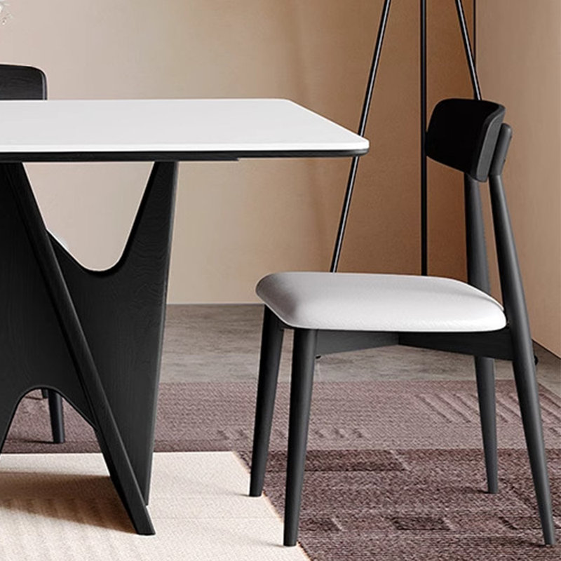 Table de salle à manger Natural Elegance, 5 pièces: table, 4 chaises, H 29,53 po x l 59,06 po x P 31,5 po