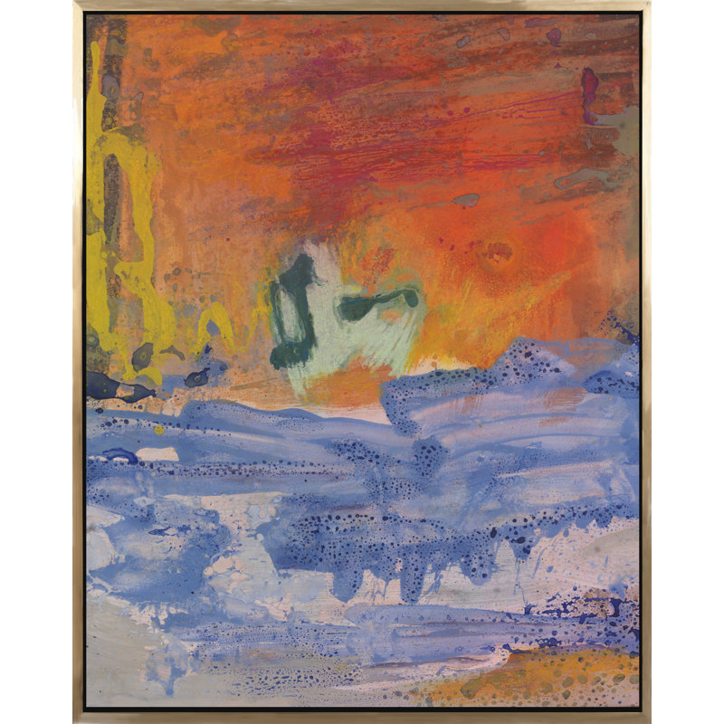 «Down on the water», peinture sur toile