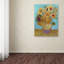 « tournesol », reproduction sur toile tendue-17345584