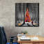 Art mural sur toile Lehlani «Dramatic Christmas Forest» par Rey Klimt-500539810