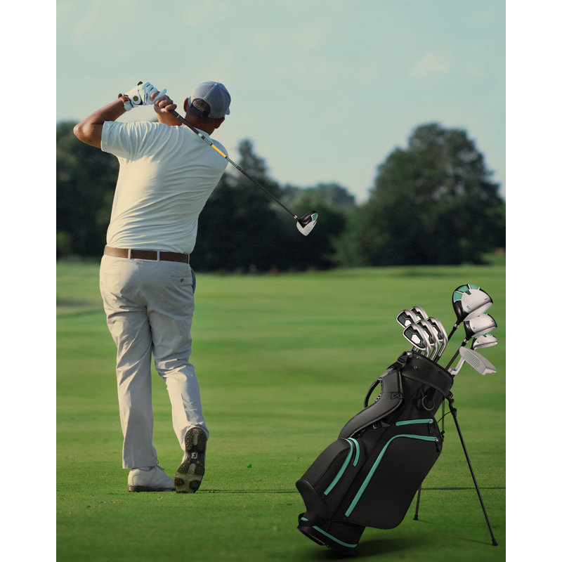 Ensemble de golf pour 13 pièces pour droitier avec sac de support