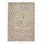 Swartz area rug Machine Woven Rectangle Beige-24398571