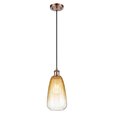 Mini-luminaire suspendu à cordon 1 lumière 6 "Ballston - Laken