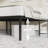 Lutherville 18'' Black Metal Platform Bed Frame With Steel Slat Support, No Box Spring Needed-953016076-953016077