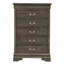 Commode Louis Phillipe G3105-CH, gris-57890572