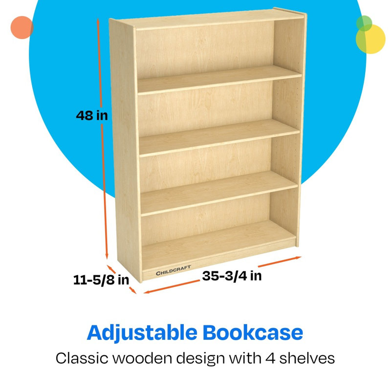 Bibliothèque standard, H 48 po