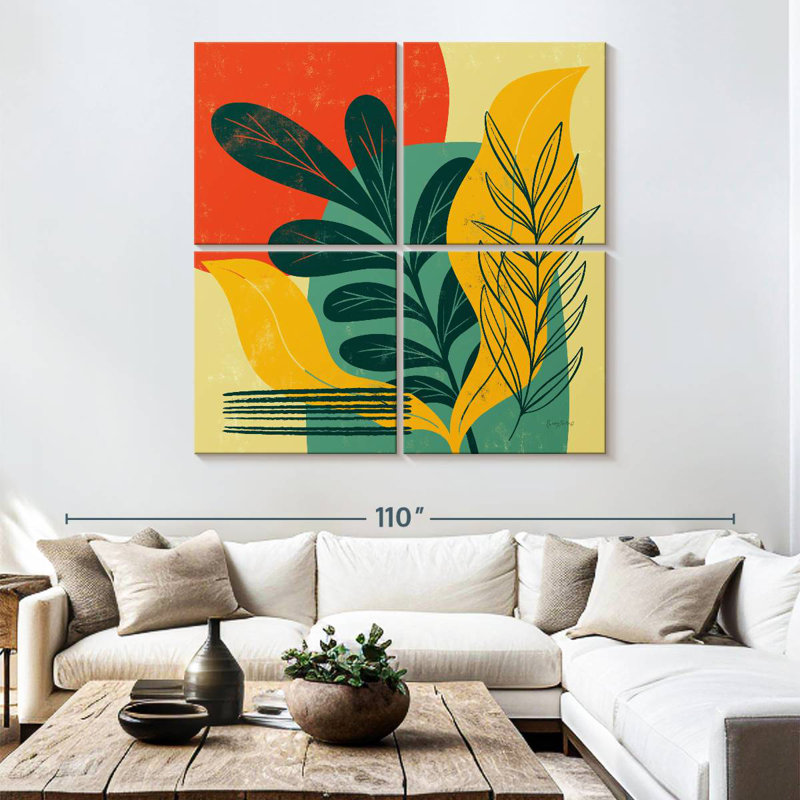 Harnek Mid-Century moderne III, H 74 po x l 74 po