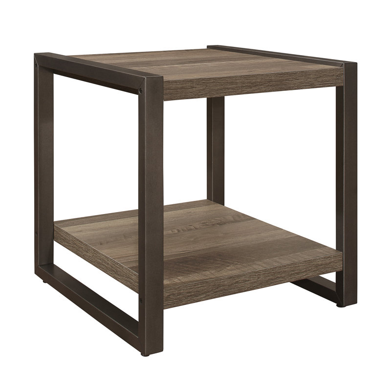 Table de bout moderne deux tons
