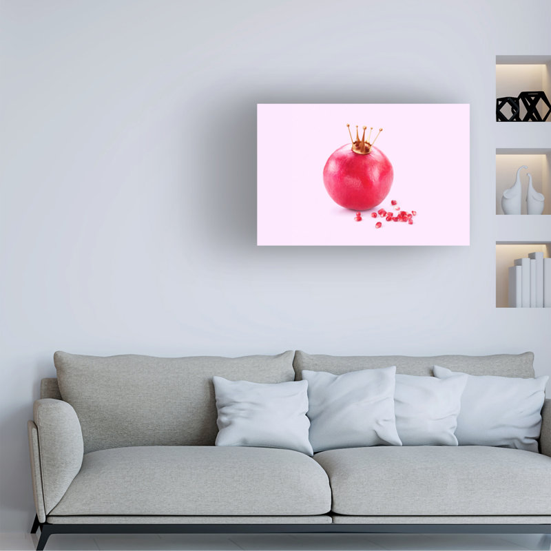 «Pomegranate King» sur toile, H 22 po x l 32 po x P 2 po