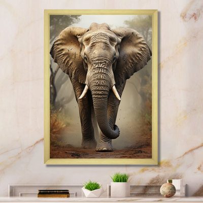 " African Elephant Race Elegance II "