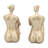 Modern Seated Figurine Bookends for Home Decor - Decorative Book Ends for Bookshelf Decor, Office Desk, or Shelf Styling - Set of 2-1207347509