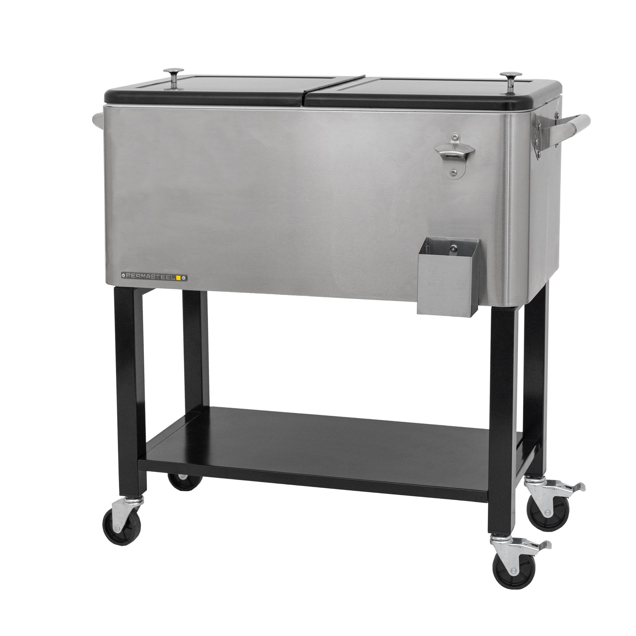 Permasteel Permasteel 80-Qt Outdoor Patio Cooler with Removable Basin | Wayfair