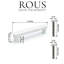 ROUS Hardware Mid-Century Modern Cabinet Handle 1-Count-754302901-754302900