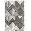 Tapis noir et crème Bosco-23233843